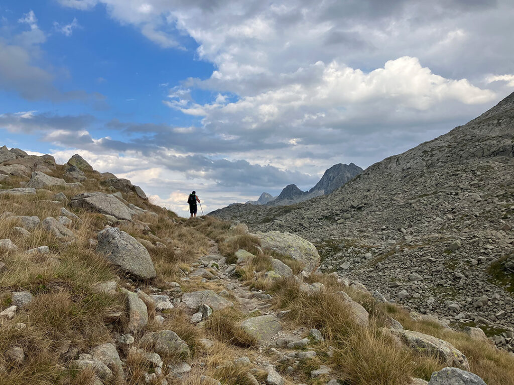 Christer in a rocky mountain landscape