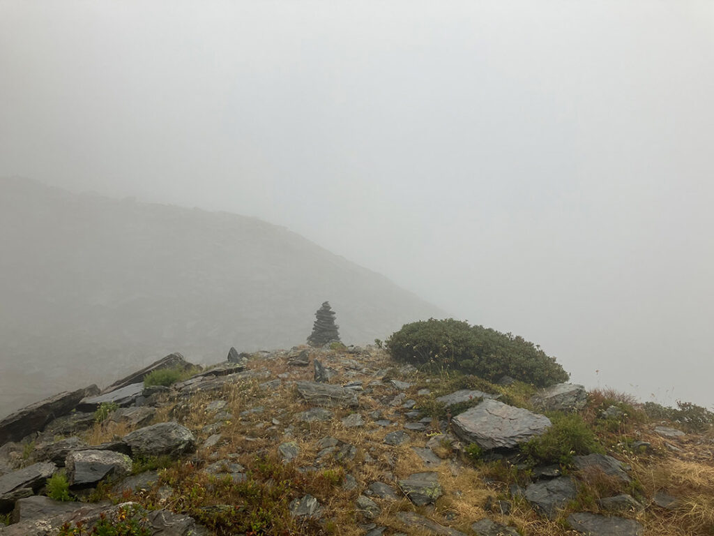 Mist in the mountains